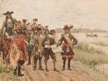 Aan de Hollandse waterlinie, 1672. 